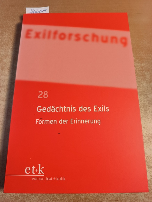 Krohn, Claus-Dieter u.a. [Hrsg.]  Übersetzung als transkultureller Prozess. (= Exilforschung, Band 28) 