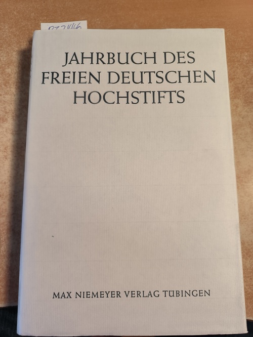 Perels, Christoph (Hrsg.)  Jahrbuch des Freien Deutschen Hochstifts.1998 
