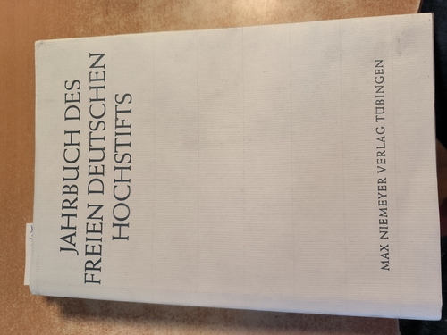 Perels, Christoph (Hrsg.)  Jahrbuch des Freien Deutschen Hochstifts. 2002 