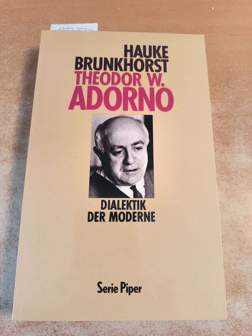 Brunkhorst, Hauke (Verfasser)  Theodor W. Adorno 