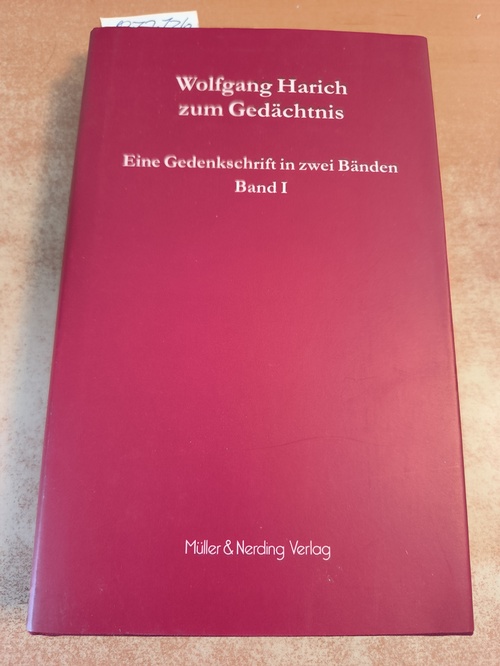 Stefan Dornuf, u.a. (Hrsg.)  Wolfgang Harich zum Gedächtnis. Band 1 