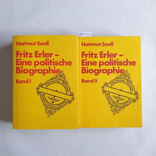 Soell, Hartmut  Fritz Erler. Eine politische Biographie (2 BÄNDE) 