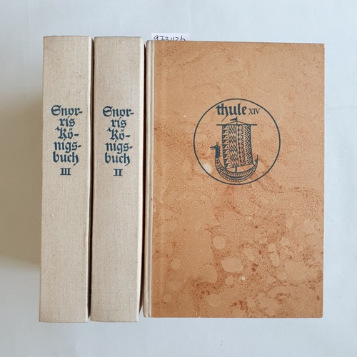 Niedner, Felix  Snorris Königsbuch - Thule Altnordische Dichtungen und Prosa 14.15.und 16. Band (3 Bände ) 