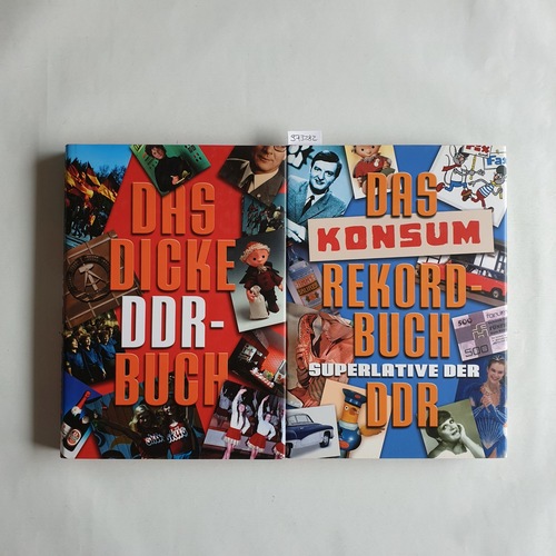 Richter, Wolfgang  Das Konsum Rekord Buch DDR + Das dicke DDR-Buch (2 BÜCHER) 