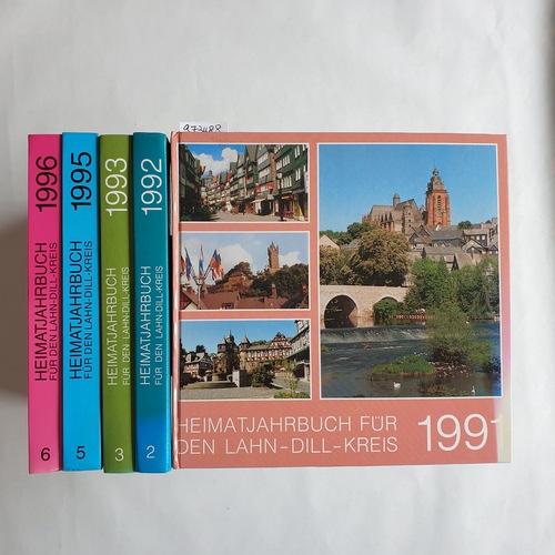   Heimatjahrbuch für den Lahn-Dill-Kreis: 1991 bis 1996, 1994 fehlt (5 BÜCHER) 