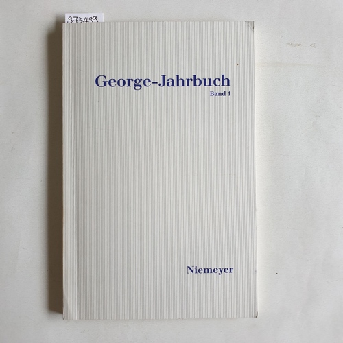 Braungart, Wolfgang und Ute Oelmann  George-Jahrbuch. Band 1 (1996/1997) 