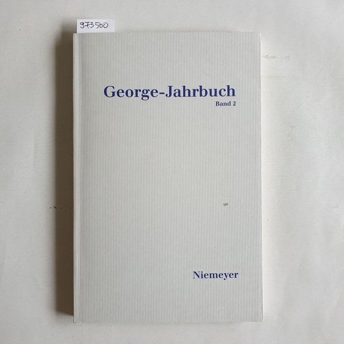 Braungart, Wolfgang und Ute Oelmann  George-Jahrbuch. Band 2 (1998/1999) 