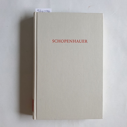 Salaquarda, Jörg (Hrsg.)  Schopenhauer 