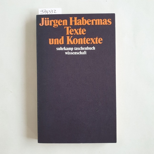 Habermas, Jürgen  Texte und Kontexte 