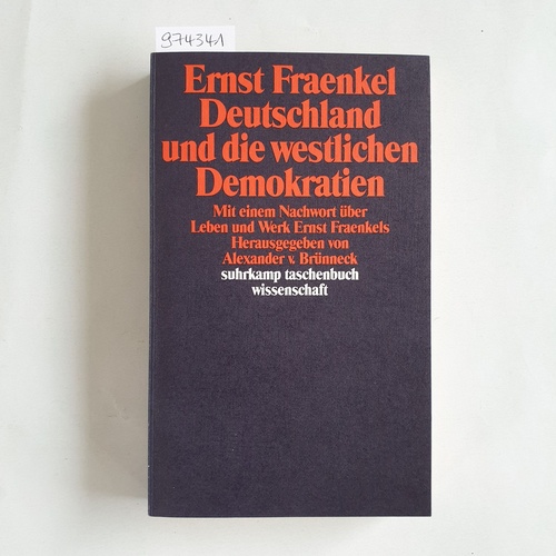 Ernst Fraenkel  Deutschland und die westlichen Demokratien 