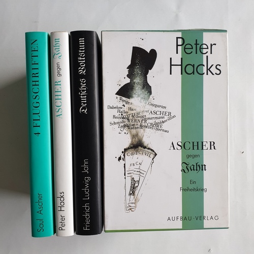 Jahn, Friedrich Ludwig.  Deutsches Volkstum (3 BÄNDE) 4 Flugschriften + Ascher gegen Jahn + Deutsches Volkstum 