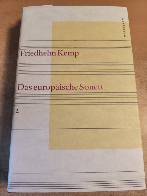 Kemp, Friedhelm.  Das europäische Sonett. Band 2 