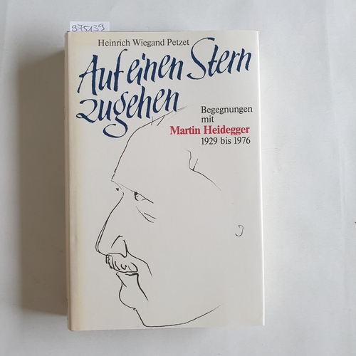 Petzet, Heinrich Wiegand ; Heidegger, Martin  Auf einen Stern zugehen : Begegnungen und Gespräche mit Martin Heidegger 1929 - 1976 