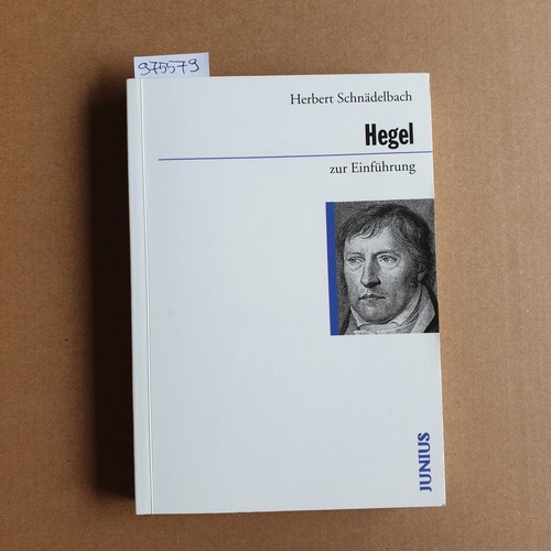 Schnädelbach, Herbert   Hegel zur Einführung 