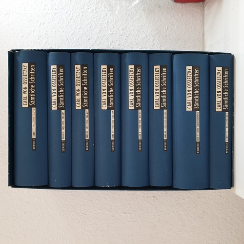 Boldt, Bärbel [Hrsg.] ; Ossietzky, Carl von ; Boldt, Werner [Hrsg.]  Sämtliche Schriften Oldenburger Ausgabe Acht (8) Bände ohne Schuber (8 BÜCHER) 