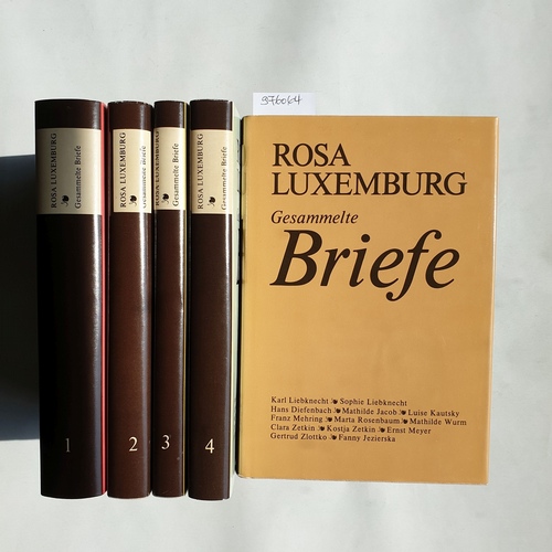 Luxemburg, Rosa  Rosa Luxemburg: Gesammelte Briefe. 5 Bände: 1-5 (5 BÜCHER) 