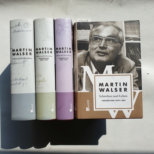 Walser, Martin  Leben und Schreiben : Tagebücher; Bd. 1., 1951 - 1962 + Bd. 2 ., Tagebücher 1963 - 1973 + Bd. 3., Tagebücher 1974 - 1978 + Bd. 4., 1979 - 1981 (4 BÄNDE) 