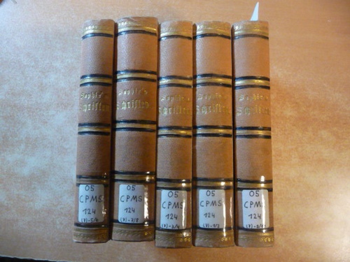 Saphir, M.G.  Ausgewählte Schriften, Cabinets-Ausgabe in 10 Bänden in 5 Büchern (5 BÜCHER) 