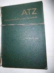 Wa. Ostwald VDI (Hrsg.)  ATZ Automobiltechnische Zeitschrift, Motorwagen Autotechnik 42. Jahrgang 1939 