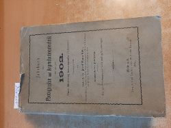Eder, Josef Maria (Hrsg.)  Jahrbuch fr Photographie und Reproductionstechnik fr das Jahr 1902. Unter Mitwirkung hervorragender Fachmnner herausgegeben 