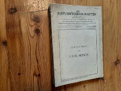 Arnold Berliner (Hrsg.)  Die Naturwissenschaften. Konvolut. 10 Hefte aus 1927 und 10 Heft aus 1930 (20 HEFTE) 