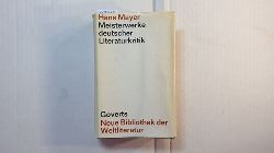 Mayer, Hans [Hrsg.]  Meisterwerke deutscher Literaturkritik,  Aufklrung, Klassik, Romantik; Bd. 1 - Neue Bibliothek der Weltliteratur 