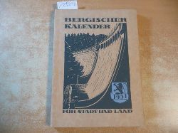 Wilhelm Crten (Schriftleitung)  Bergischer Kalender 1951 - Ein Heimatjahrbuch fr Stadt und Land 