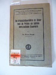 Bauer, Franz  Das Organschaftsverhltnis im Steuerrecht als Problem der betriebswirtschaftlichen Steuerlehre 