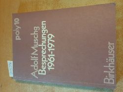 Muschg, Adolf ; Bergier, Jean-Franois [Hrsg.]  Besprechungen : 1961 - 1979 