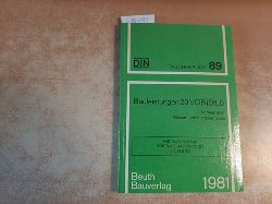 Diverse  Normen ber Fliesen- und Plattenarbeiten : VOB Teil B: DIN 1961, VOB Teil C: ATV 18352, StLB/LB 024 