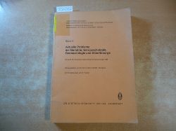 Schubert, Ren [Hrsg.]  Aktuelle Probleme der Geriatrie, Geropsychologie, Gerosoziologie und Altenfrsorge : Nrnberg, 24. - 25. Mai 1968 ; mit 89 Tabellen 