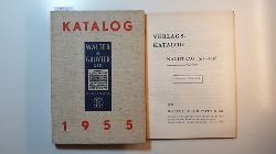 Gruyter, Walter de  Walter de Gruyter & Co.: Verlags-Katalog Nachtrag 1950 - 1955 + Nachtrag 1955 - 1958 