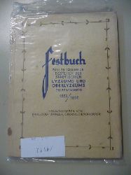 Dinkler, Dr.Rudolf  Festbuch zum 75jhrigen Bestehen des Stdtischen Lyzeums und Oberlyzeums zu Remscheid 1853 / 1928. 