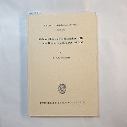 Alexander, Volbert  Geldangebot und Geldbasiskontrolle in der Bundesrepublik Deutschland 