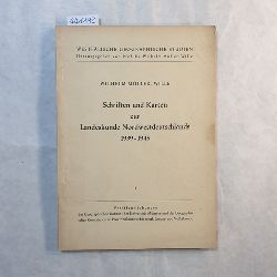 Mller-Wille, Wilhelm  Schriften und Karten zur Landeskunde Nordwestdeutschlands 1939 - 1945 