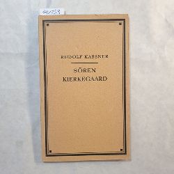 Kassner, Rudolf  Sren Kierkegaard 