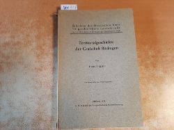 Hans Philippi  Territorialgeschichte der Grafschaft Bdingen - ohne den Atlas und Karten 