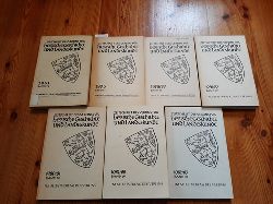 Gnther,Kurt / Engelbach,Wilhelm (Schriftleitung)  Zeitschrift des Vereins fr hessische Geschichte und Landeskunde Band 72/1961 + 85/1975 bis 90/1984/85 (7 BCHER) 