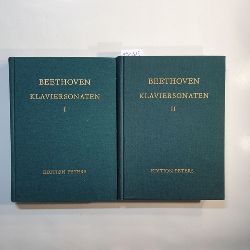 Beethoven, Ludwig van  Sonaten : fr Klavier zu 2 Hnden (2 BNDE) 