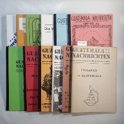 Solidarittsbewegung mit dem Volk von Guatemala [Hrsg.]  Guatemala Nachrichten. Jahrgang 1981 bis 1982 u. 4 Hefte Konvolut (13 hefte); 