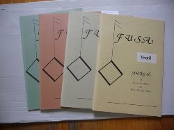 Fusa - Journal fr Kenner & Liebhaber von Kunst, Literatur, Musik  Vergil. Heft 2. 1981 + Bruegel Heft 3. 1981 + Telemann Heft 4. 1981 + San Francesco Heft 5. 1981 (4 HEFTE) 