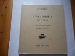 Butor Michel  Peverelli - Rpertoire I 1957-1960 12 thmes prsents par le peintre avec les ramrques de Michel Butor 