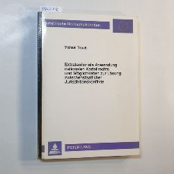 Tepass, Michael  Extraterritoriale Anwendung nationalen Kartellrechts und Mglichkeiten zur Lsung zwischenstaatlicher Jurisdiktionskonflikte 