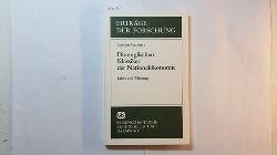 Starbatty, Joachim  Die englischen Klassiker der Nationalkonomie : Lehre u. Wirkung 