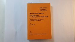 Blaich, Fritz  Die Wirtschaftspolitik des Reichstags im Heiligen Rmischen Reich : Ein Beitr. z. Problemgeschichte wirtschaftl. Gestaltens 