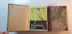 Diverse  Olympia 1936 - eine nationale Aufgabe, 26 Hefte in 2 Bcher (Nr. 1 bis 26) 