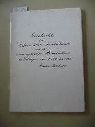 Walter Melchior  Geschichte des reformierten Armenhauses und die Entwicklung der evangelischen Heimdiakonie 1777 - 1988 in Solingen 