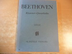 Beethoven, L. van  Klavierquartette fr Klavier, Violine, Viola und Violoncello - Kross, Siegfried: (Hrsg.) 
