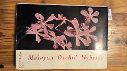 Addison, G.H.  Malayan Orchid Hybrids: First Supplement 