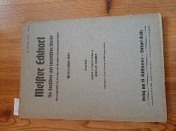 Meister Eckhart (Magistri Echardi) - Konrad Wei (Hrsg.)  Die deutschen und lateinischen Werke. Die lateinischen Werke. Dritter Band. Expositio sancti Evangeli secundum Iohannem. I. Lieferung. Seite 1 bis 80 